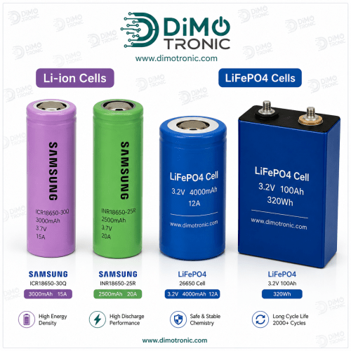 الفرق بين بطاريات Li-ion وLiFePO4: أيهما الأفضل ولماذا؟