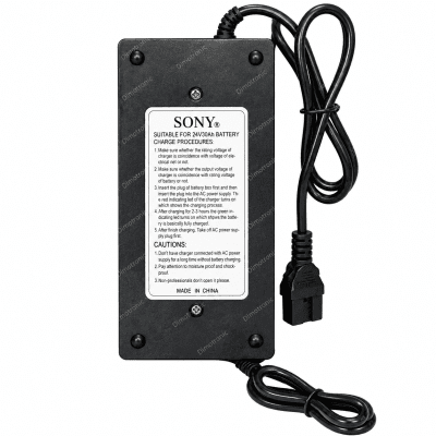 SONY Battery Charger for 24V 30Ah Rechargeable Batteries &ndash; AC Power Charger