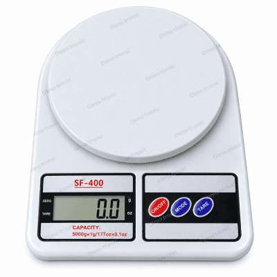 Electronic Digital Kitchen Scale (Model: SF-400) (Specs: 10kg/1gm)