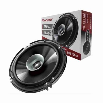 بايونير مكبرات صوت للسيارة TS-G1610F 166 سم 280 وات ثنائية الاتجاه، بلوتوث