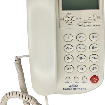 تليفون منزلي، موديل HCD399(96C) P/TSDL من جاوكسينكي (لون أبيض)