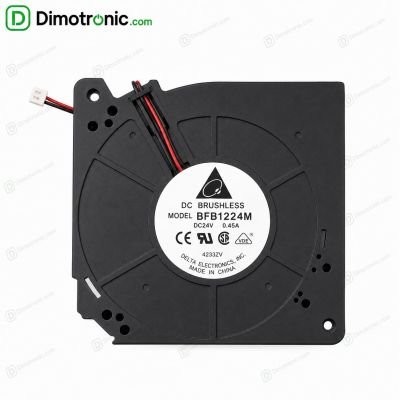 BRUSHLESS DC FAN 24V 0.45A STOCK, MODEL:BFB1224M