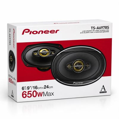 سماعه بيونير 650 وات من بايونير TS-A6978S- أسود