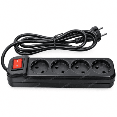 HYPER Electricity Power Strip (Specs: 4 Outlets - 1.5m)