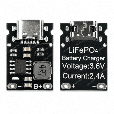  1S 3.65V 1A TYPE-C - TP5000 LiFePO4 charger
