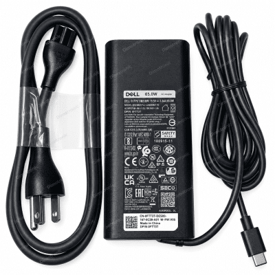 Dell 65W USB-C AC Adapter / Laptop Charger &ndash; 19.5V 3.34A