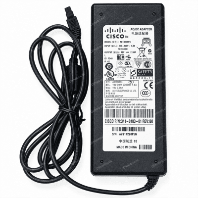 Cisco AD10048P3 AC/DC Power Adapter 100W &ndash; 48V 2.08A &ndash; P/N 341-0183-01