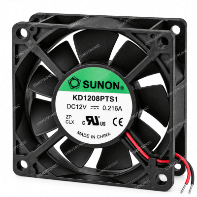 Cooling Fan SUNON | 12 | 0.216 | KD1208PTS1 | 80mm x 80mm x 25mm (Used like NEW)
