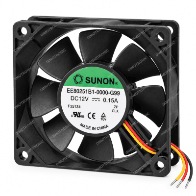 Cooling Fan SUNON | 12 | 0.15 | EE80251B1-0000-G99 | 92X92X25 MM (Used like NEW)