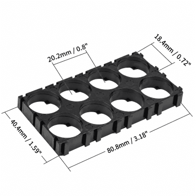 2x4 Cell Battery Bracket 18650