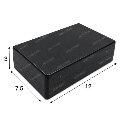 Plastic Box for Projects (Size: Small) (Specs: 2cm&times;7.5cm&times;3cm)