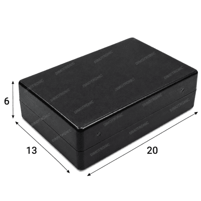 Plastic Box for Projects (Size: Large) (Specs: 20cm&times;13cm&times;6cm)